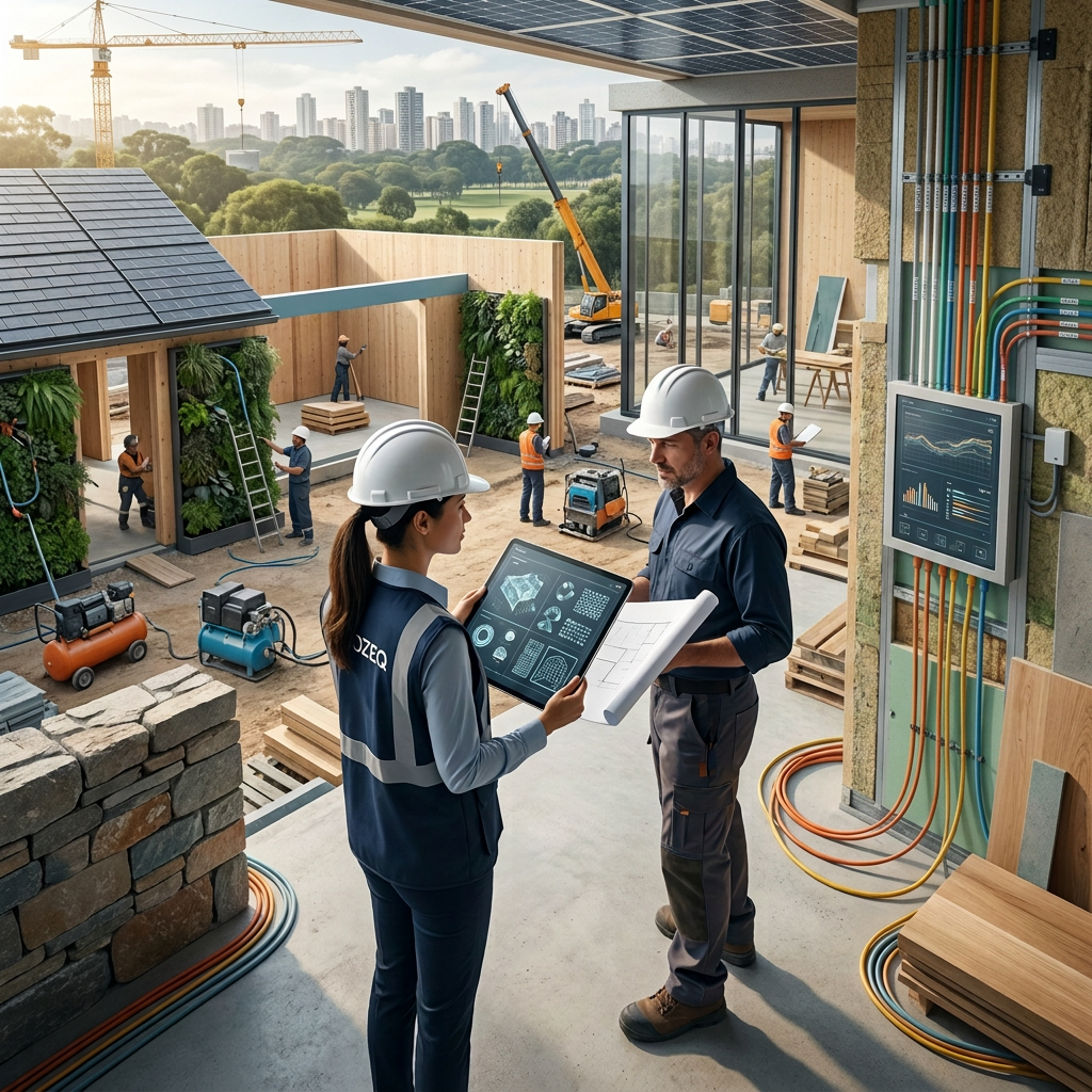 Sustentabilidade na construção: A nova fronteira do luxo residencial tecnológico